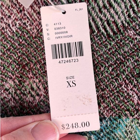 Anthropologie AldoMartins Floral Intarsia Cardigan Size XS. NEW - Picture 9 of 12